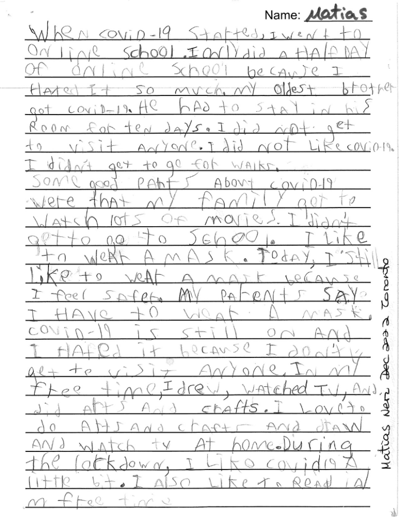 Matias, 8, Ontario