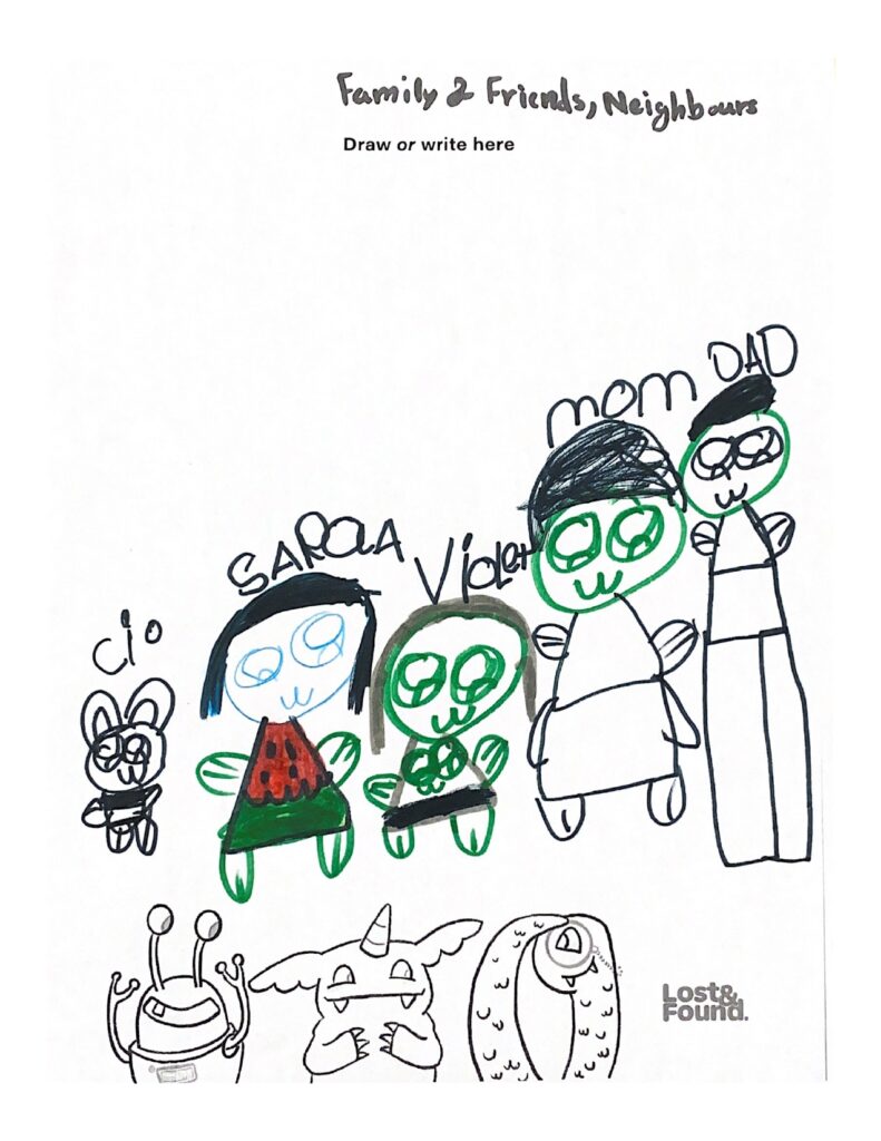 Sarah, age 5, Quebec