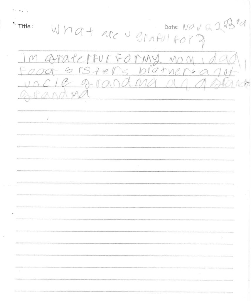 Heeba, age 9, Ontario