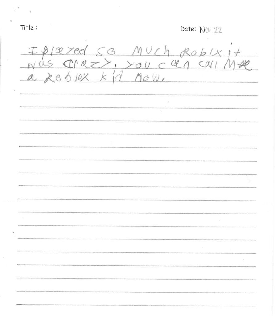 Isabelle, age 10, Ontario