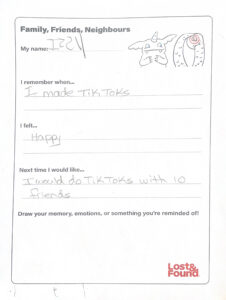 Izzy, age 5, Northwest Territories